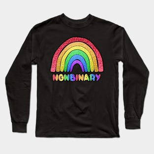 Nonbinary Rainbow Long Sleeve T-Shirt